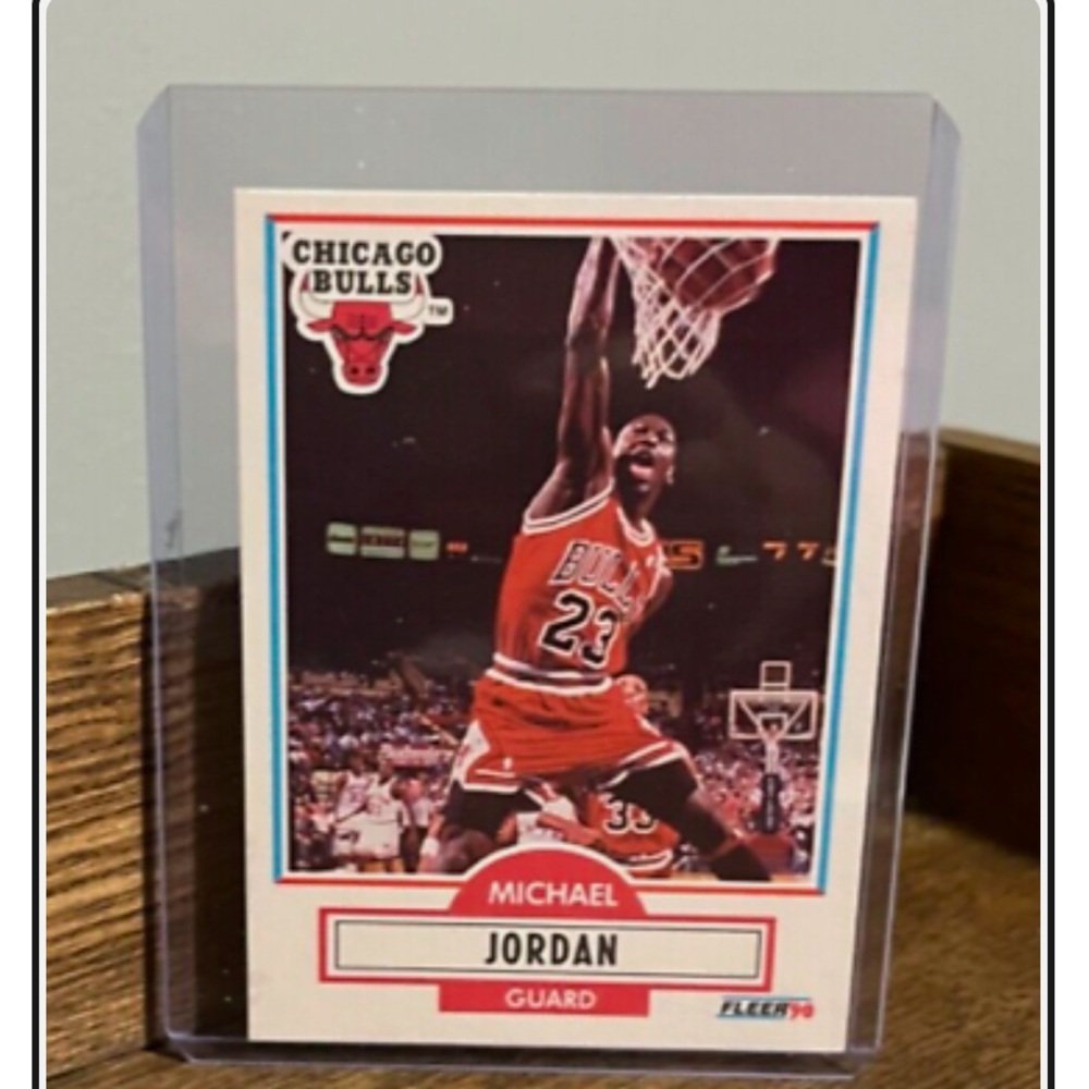 Michael Jeffrey Jordan #23 🏀 1990 Fleer Error/Misprint NBA Basketball Card #26